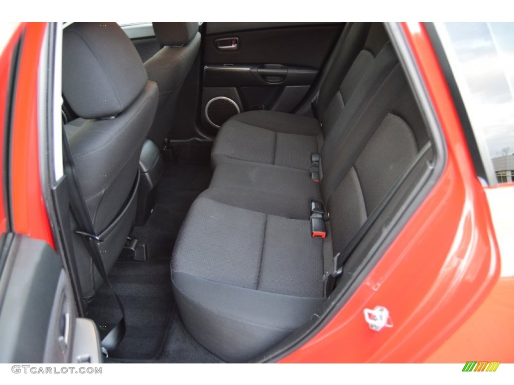 Black Interior 2008 Mazda MAZDA3 s Sport Hatchback Photo #101509115