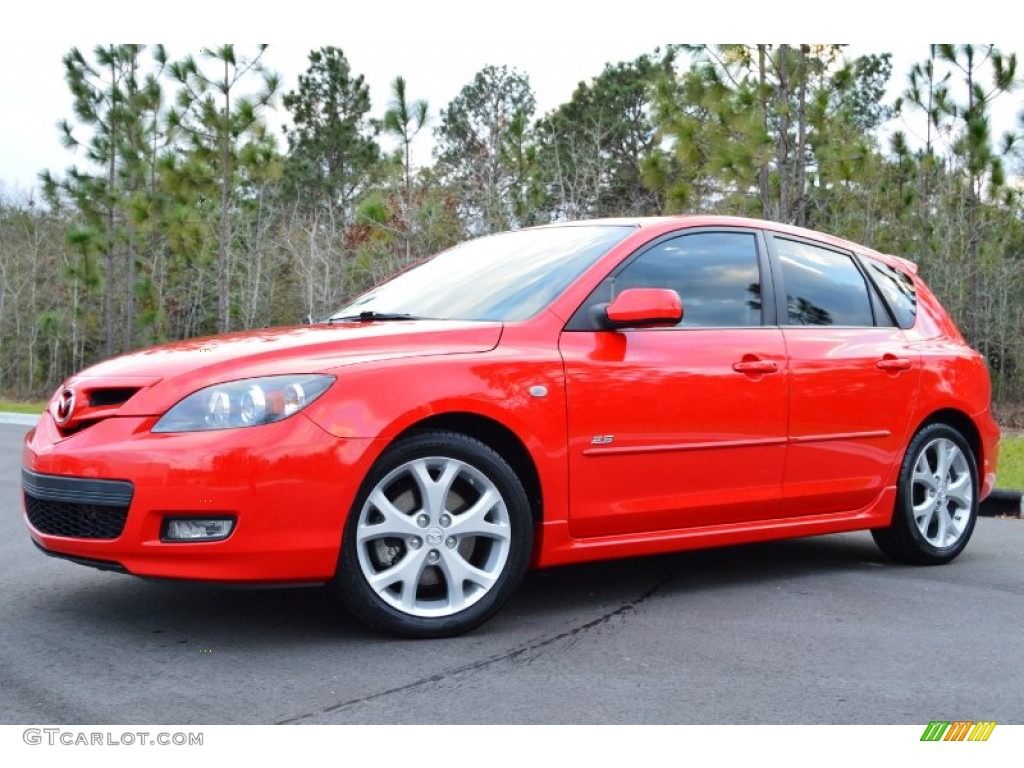 2008 MAZDA3 s Sport Hatchback - True Red / Black photo #34