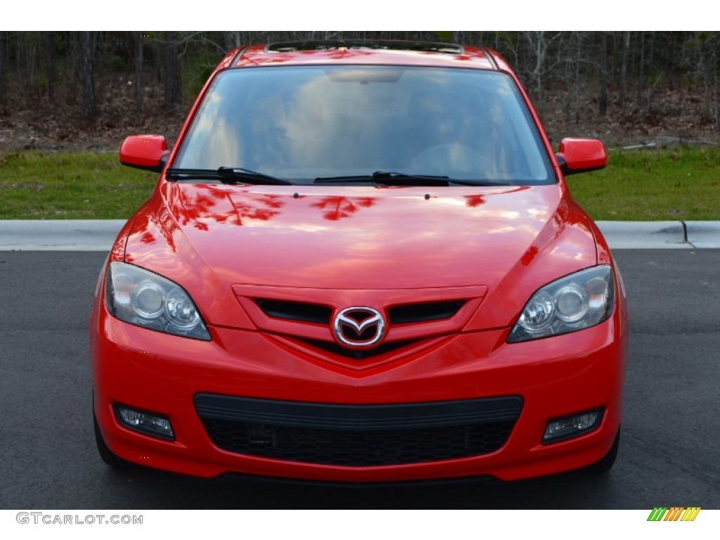 2008 MAZDA3 s Sport Hatchback - True Red / Black photo #35