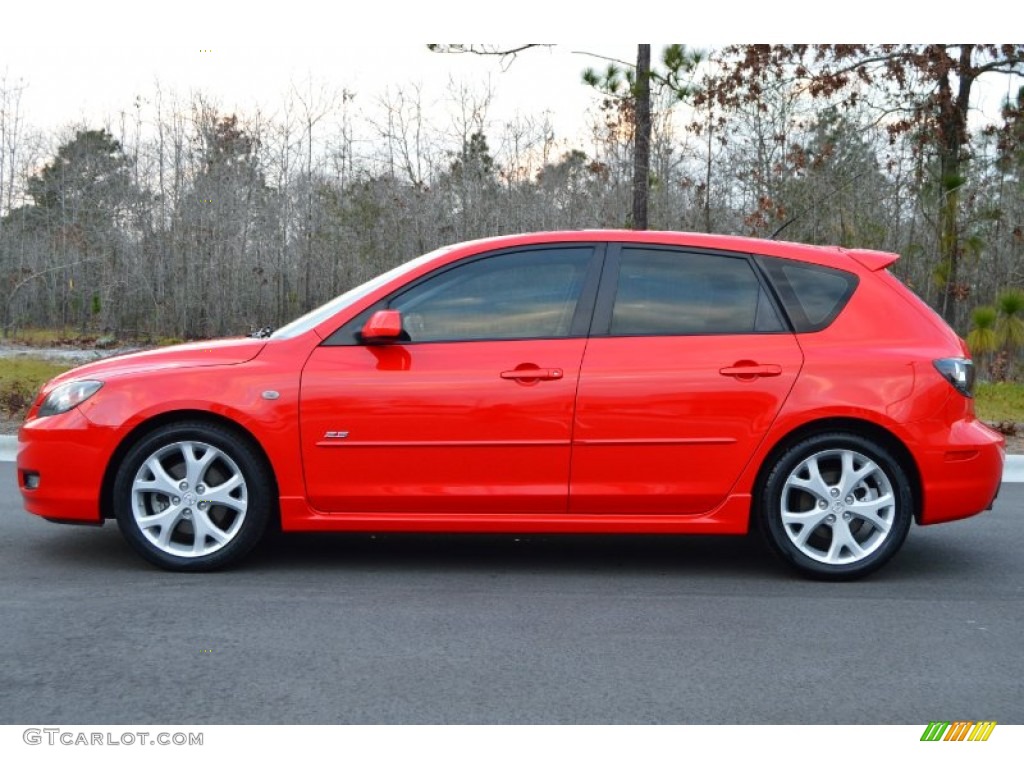 2008 MAZDA3 s Sport Hatchback - True Red / Black photo #37