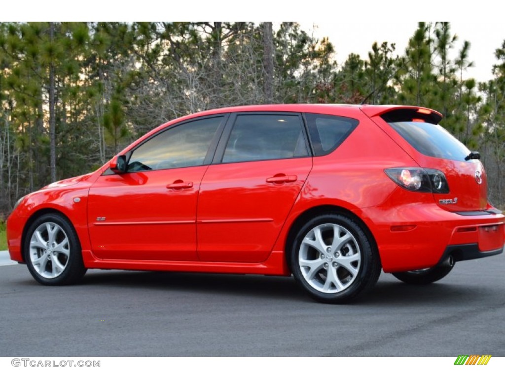 2008 MAZDA3 s Sport Hatchback - True Red / Black photo #38