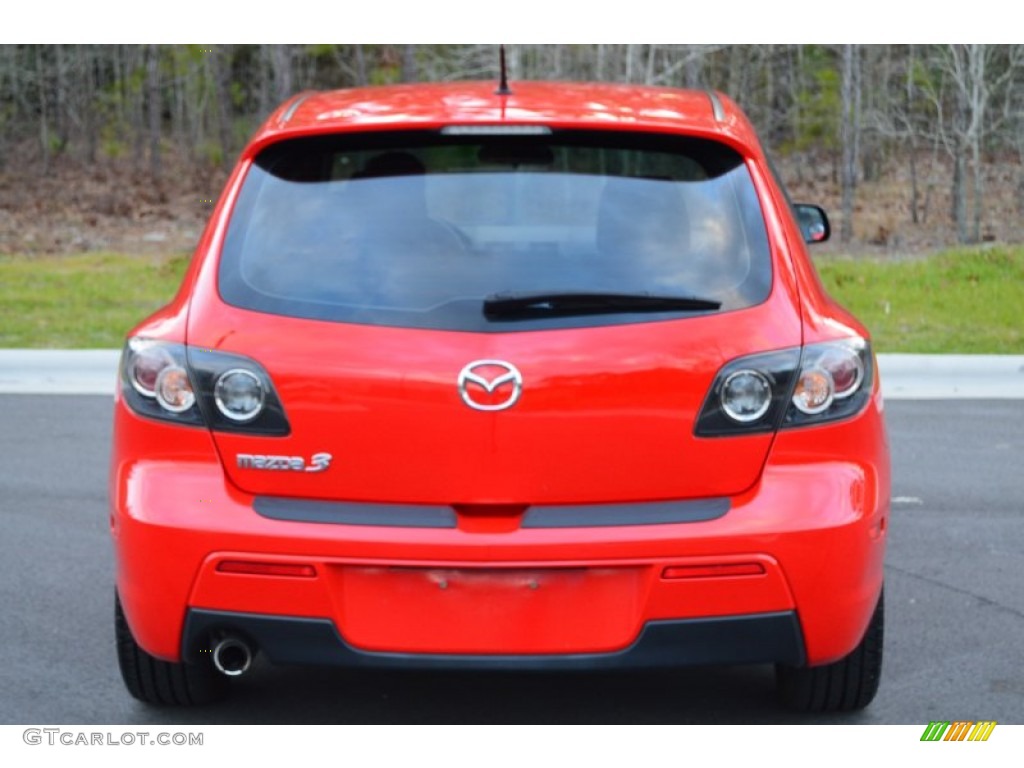 2008 MAZDA3 s Sport Hatchback - True Red / Black photo #39
