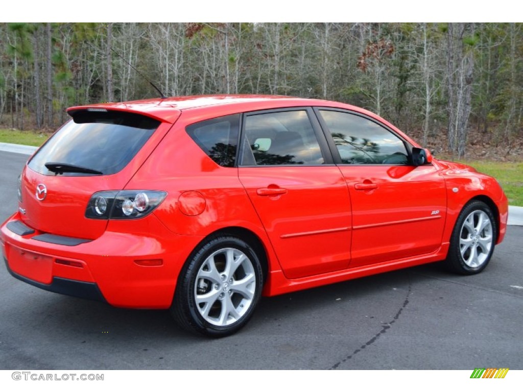 2008 MAZDA3 s Sport Hatchback - True Red / Black photo #40