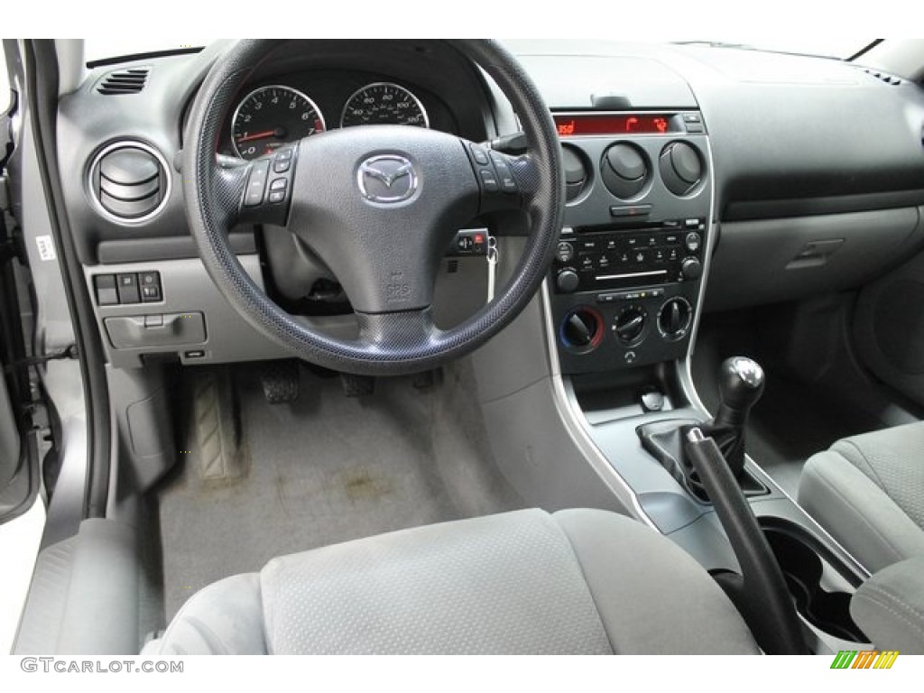 2008 MAZDA6 i Grand Touring Sedan - Tungsten Gray Metallic / Gray photo #15