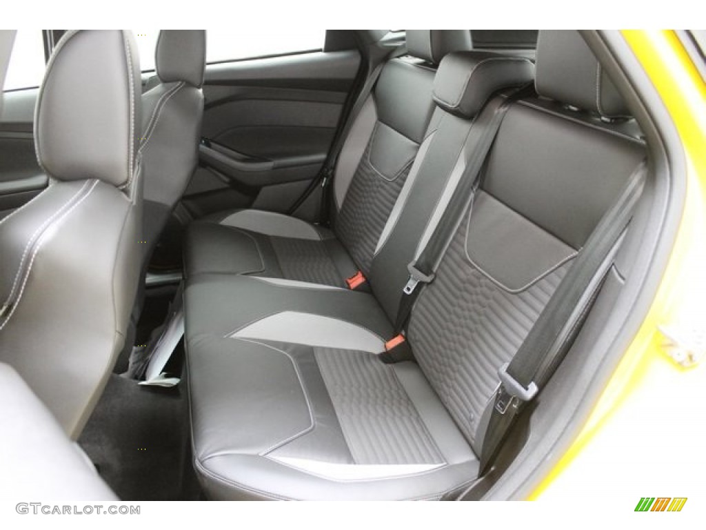 ST Smoke Storm/Charcoal Black Recaro Sport Seats Interior 2015 Ford Focus ST Hatchback Photo #101511197
