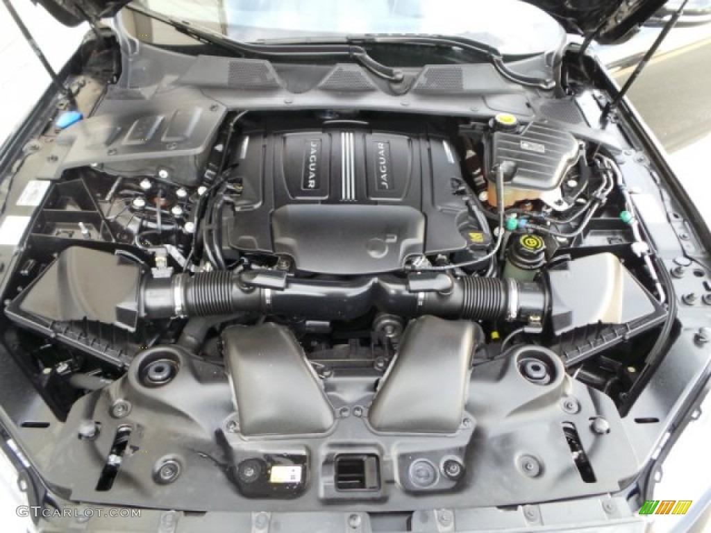 2014 Jaguar XJ XJR 5.0 Liter DI Supercharged DOHC 32-Valve VVT V8 Engine Photo #101514032