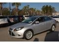 2014 Ingot Silver Ford Focus Titanium Sedan  photo #6