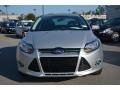 2014 Ingot Silver Ford Focus Titanium Sedan  photo #8