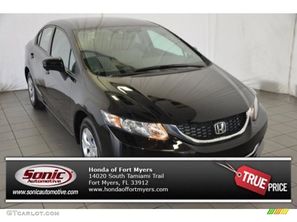 Crystal Black Pearl Honda Civic