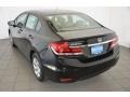 2015 Crystal Black Pearl Honda Civic LX Sedan  photo #5