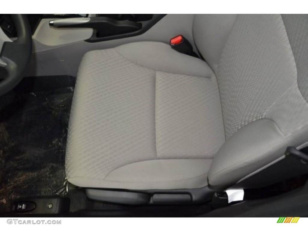 2015 Civic LX Sedan - Crystal Black Pearl / Gray photo #9