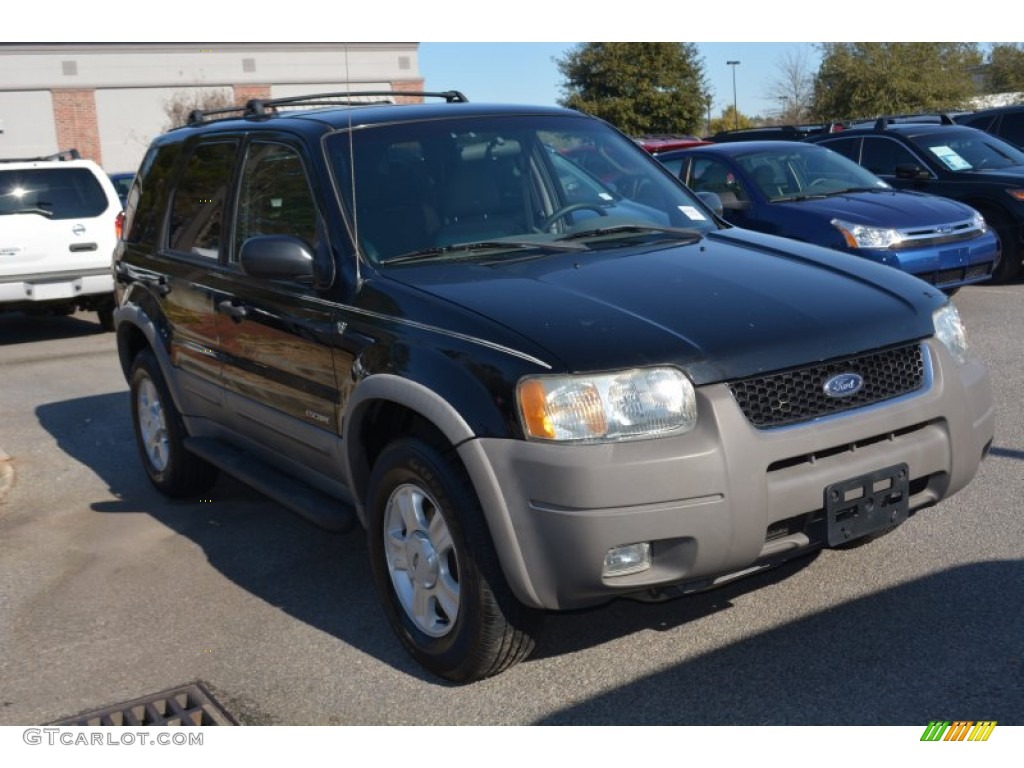 2002 Escape XLT V6 - Black Clearcoat / Medium Graphite photo #1