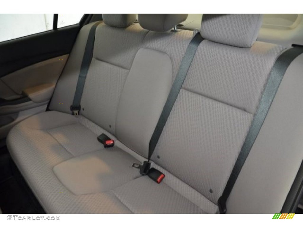 2015 Civic LX Sedan - Crystal Black Pearl / Gray photo #21