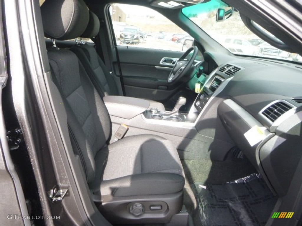 2015 Explorer XLT 4WD - Magnetic / Charcoal Black photo #8