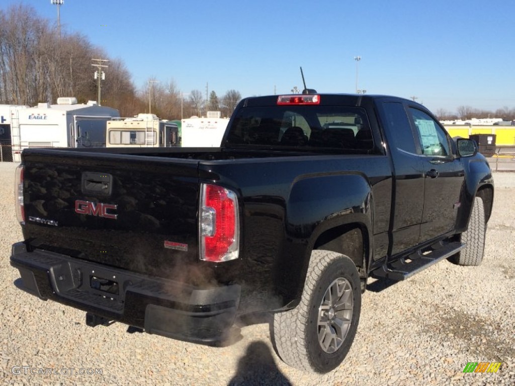 Onyx Black 2015 GMC Canyon SLE Extended Cab 4x4 Exterior Photo #101519575