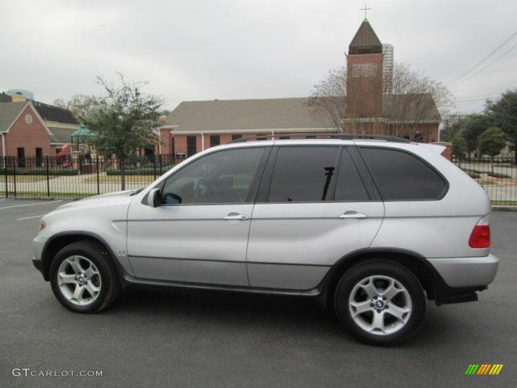 Titanium Silver Metallic 2005 BMW X5 3.0i Exterior Photo #101520781