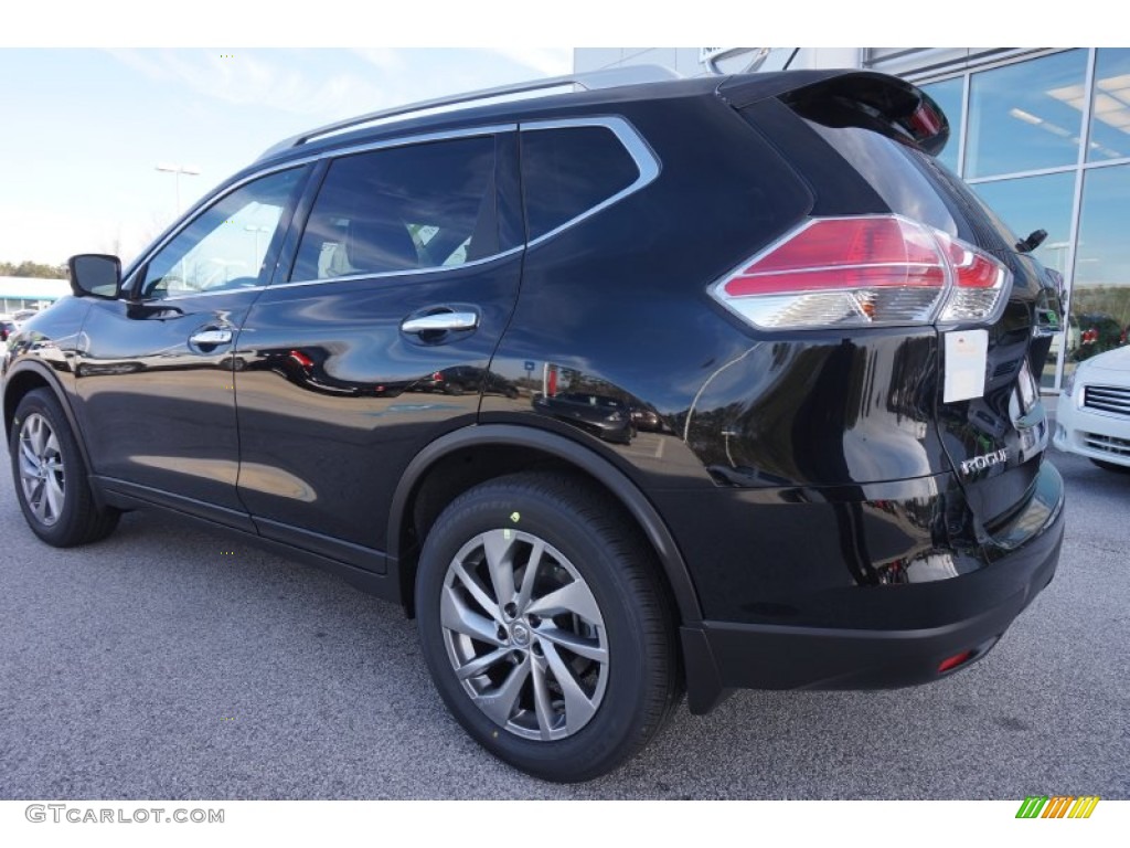 2015 Rogue SL - Super Black / Charcoal photo #3