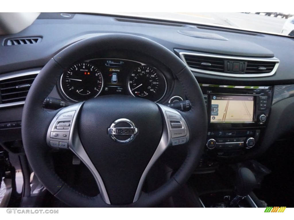 2015 Rogue SL - Super Black / Charcoal photo #10