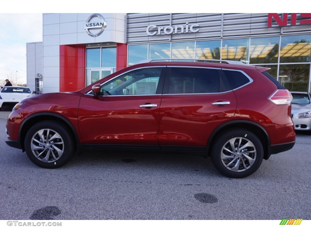 2015 Rogue SL - Cayenne Red / Charcoal photo #2