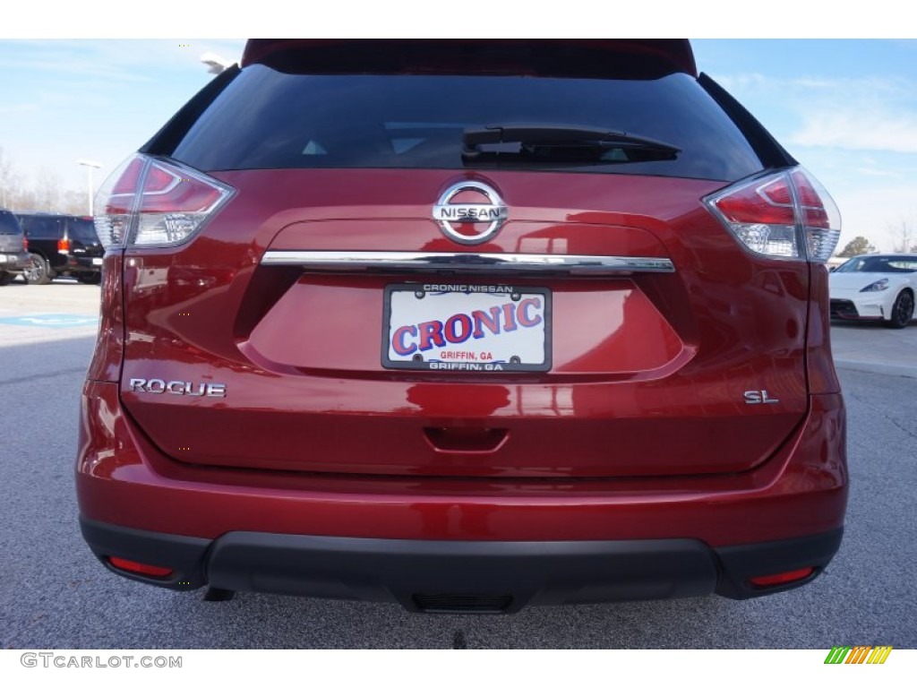 2015 Rogue SL - Cayenne Red / Charcoal photo #4