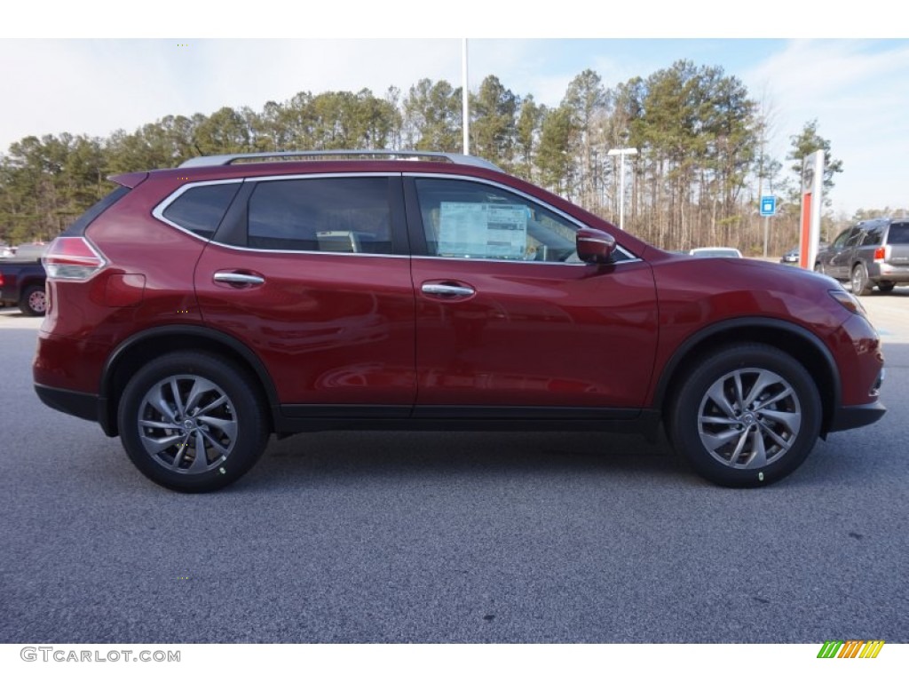 2015 Rogue SL - Cayenne Red / Charcoal photo #6