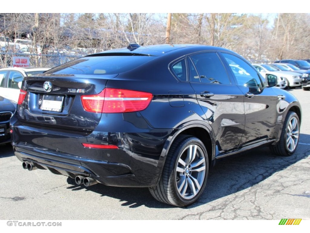 2012 X6 M  - Carbon Black Metallic / Bamboo Beige photo #3