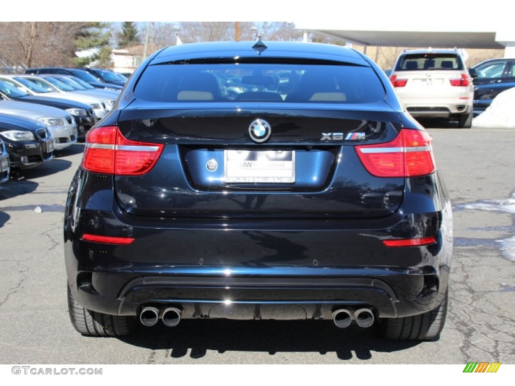 2012 X6 M  - Carbon Black Metallic / Bamboo Beige photo #4