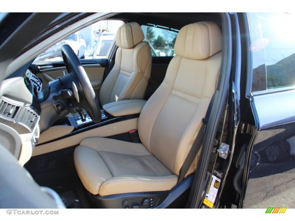 2012 X6 M  - Carbon Black Metallic / Bamboo Beige photo #14