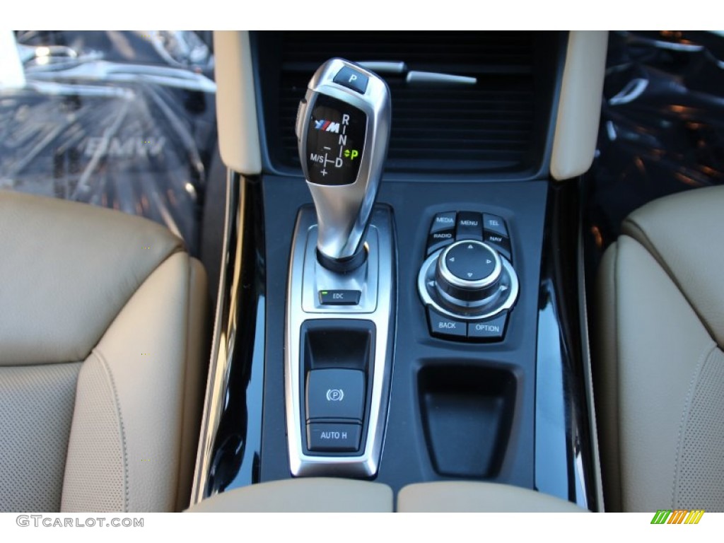 2012 X6 M  - Carbon Black Metallic / Bamboo Beige photo #18