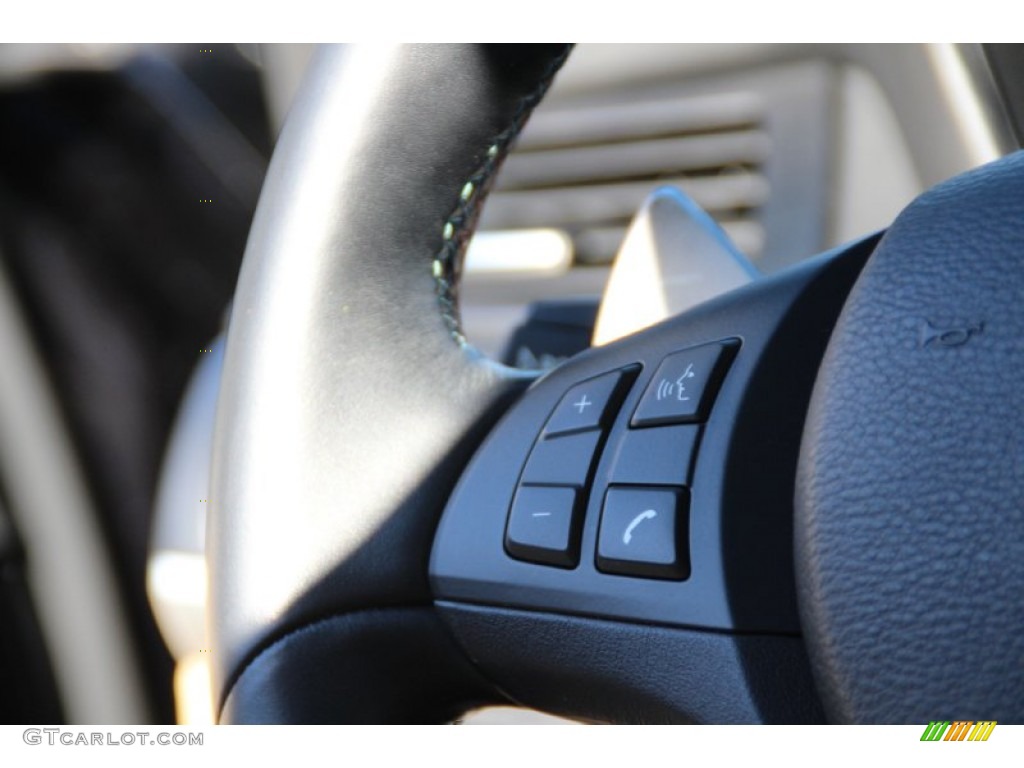 2012 X6 M  - Carbon Black Metallic / Bamboo Beige photo #20