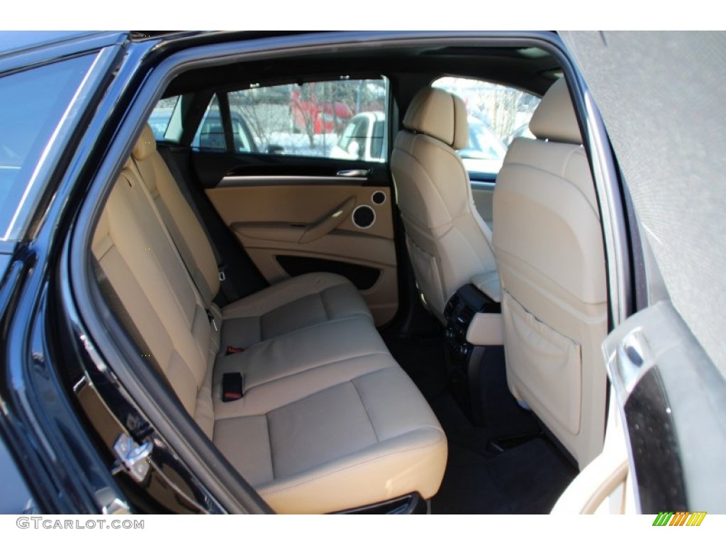 2012 X6 M  - Carbon Black Metallic / Bamboo Beige photo #26