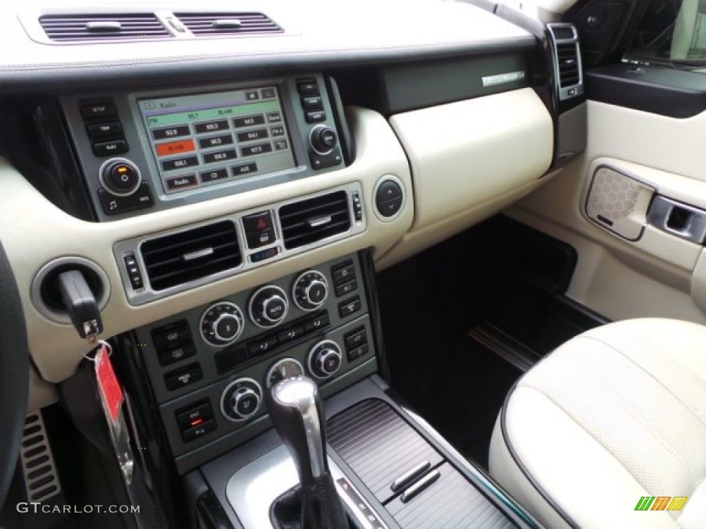 2008 Range Rover V8 Supercharged - Alaska White / Westminster Jet Black/Tan photo #19