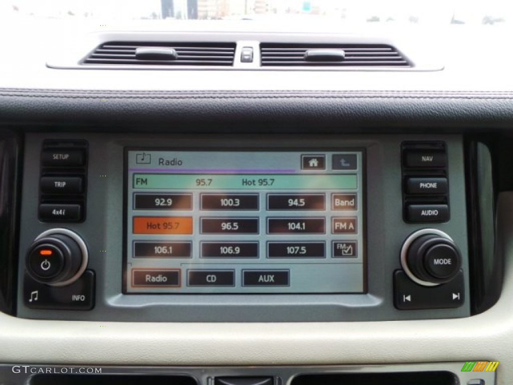 2008 Range Rover V8 Supercharged - Alaska White / Westminster Jet Black/Tan photo #25