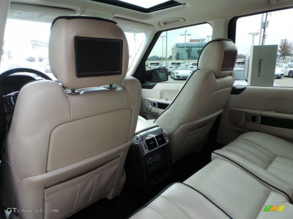 2008 Range Rover V8 Supercharged - Alaska White / Westminster Jet Black/Tan photo #35