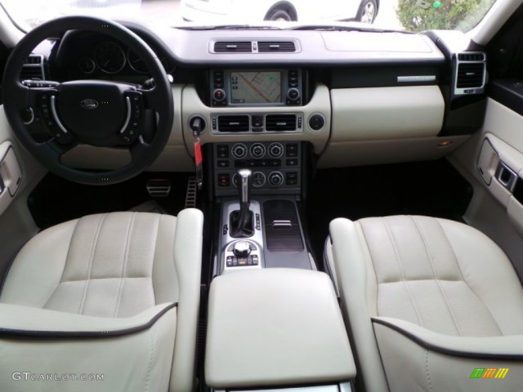 2008 Range Rover V8 Supercharged - Alaska White / Westminster Jet Black/Tan photo #40
