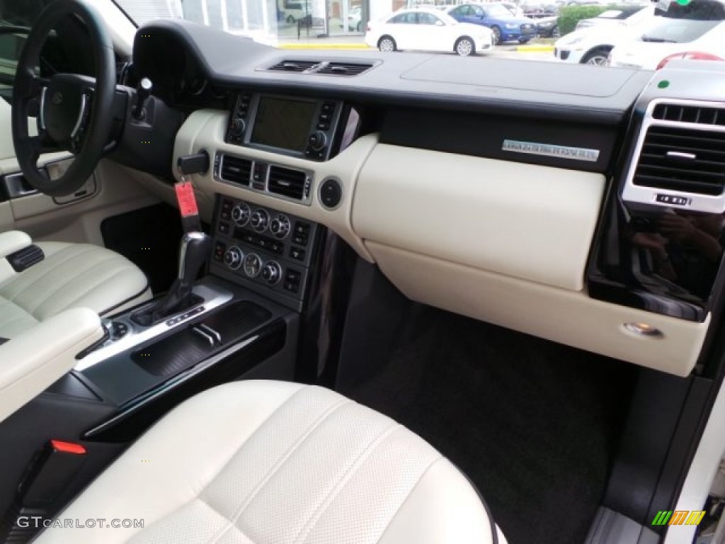 2008 Range Rover V8 Supercharged - Alaska White / Westminster Jet Black/Tan photo #47