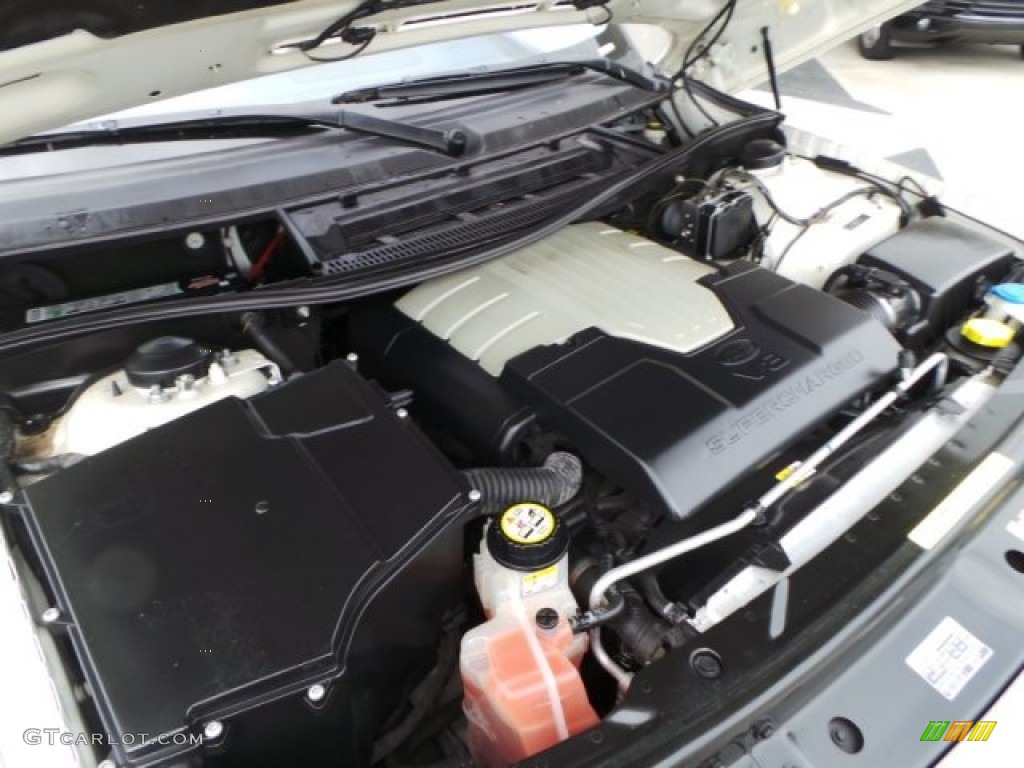 2008 Range Rover V8 Supercharged - Alaska White / Westminster Jet Black/Tan photo #50