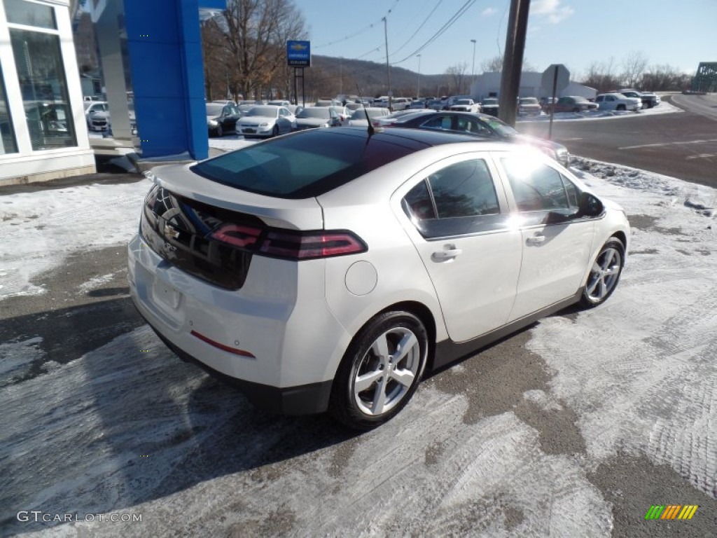 2012 Volt Hatchback - White Diamond Tricoat / Jet Black/Ceramic White Accents photo #6