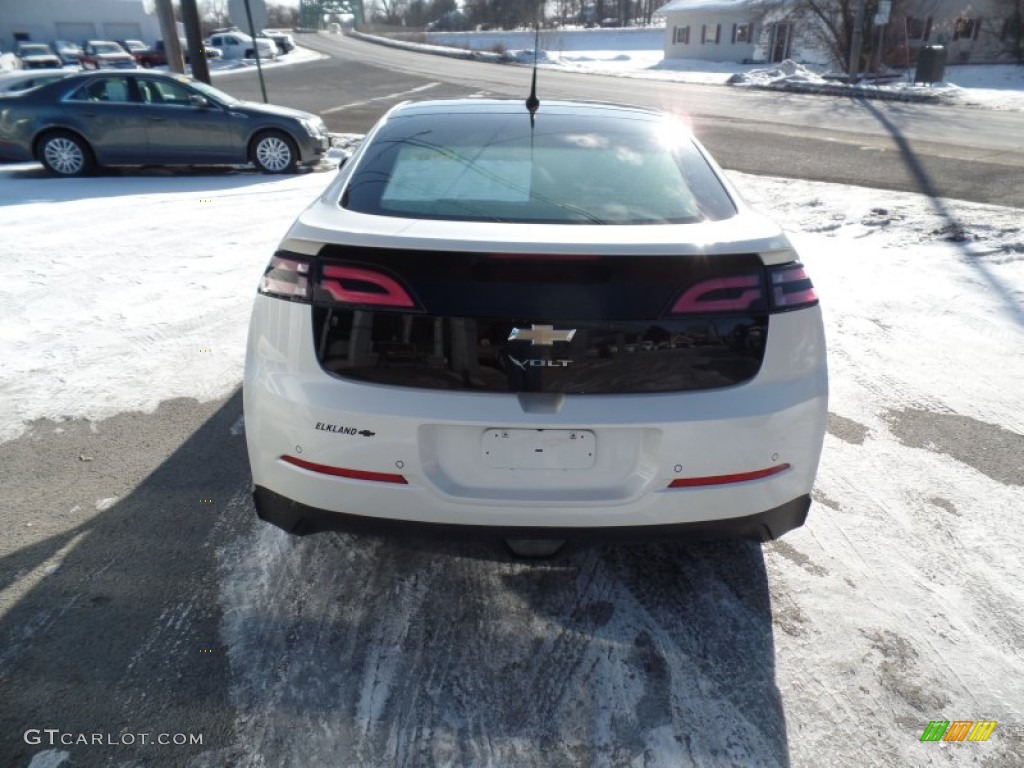2012 Volt Hatchback - White Diamond Tricoat / Jet Black/Ceramic White Accents photo #7