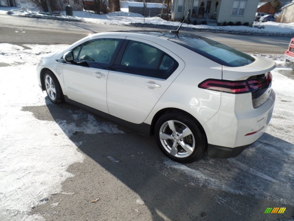 2012 Volt Hatchback - White Diamond Tricoat / Jet Black/Ceramic White Accents photo #8