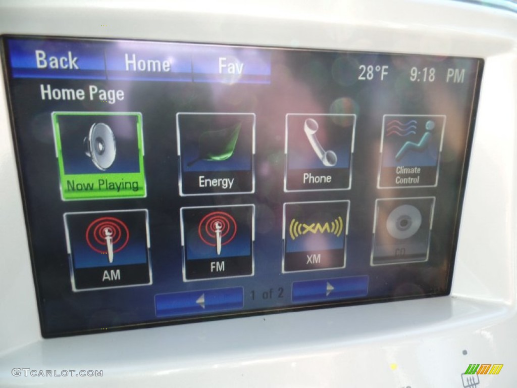 2012 Volt Hatchback - White Diamond Tricoat / Jet Black/Ceramic White Accents photo #34