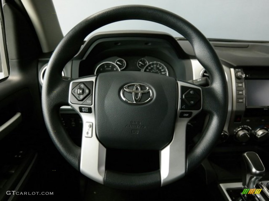 2015 Toyota Tundra TRD Pro Double Cab 4x4 TRD Pro Black/Red Steering Wheel Photo #101526820