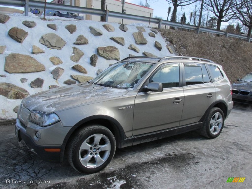 2008 X3 3.0si - Platinum Bronze Metallic / Sand Beige/Black Nevada Leather photo #1