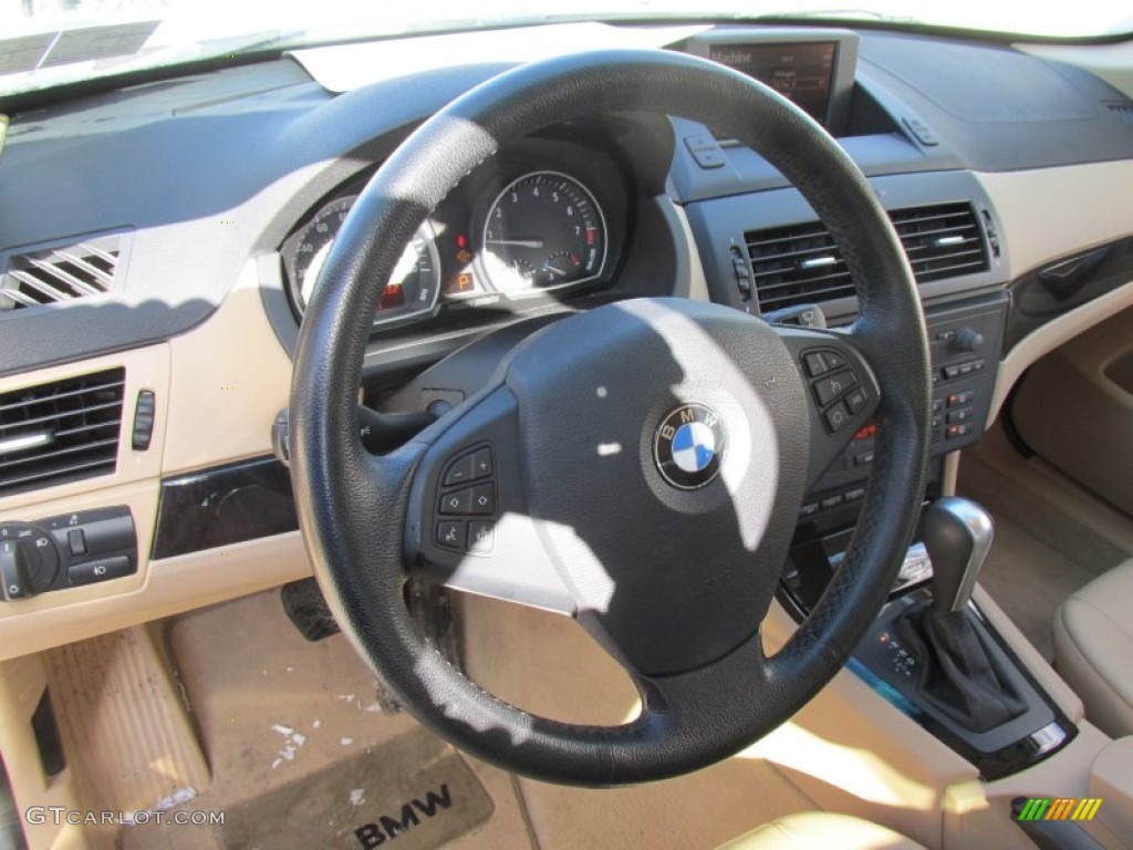 2008 X3 3.0si - Platinum Bronze Metallic / Sand Beige/Black Nevada Leather photo #15