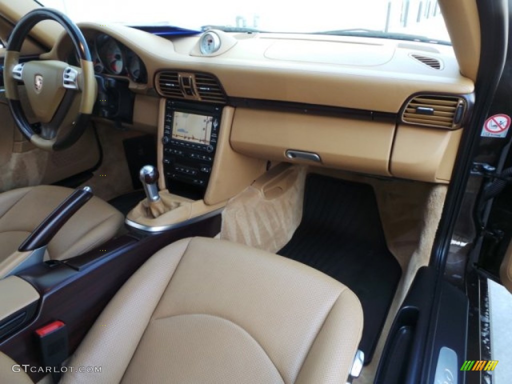 2009 911 Turbo Cabriolet - Macadamia Metallic / Sand Beige photo #35