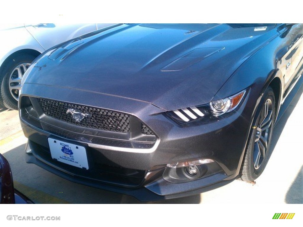 2015 Mustang GT Coupe - Magnetic Metallic / Ebony photo #4