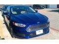 2015 Deep Impact Blue Metallic Ford Fusion S  photo #1