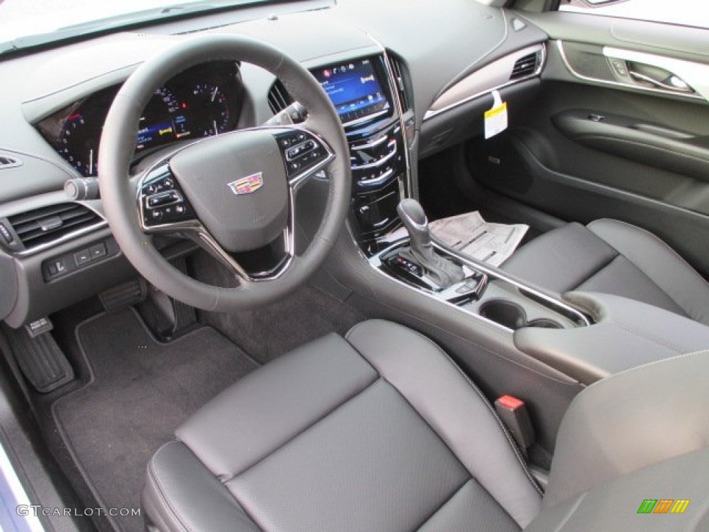 Jet Black/Jet Black Interior 2015 Cadillac ATS 2.0T Luxury Sedan Photo #101529766