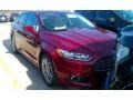 Ruby Red Metallic 2015 Ford Fusion Energi Titanium