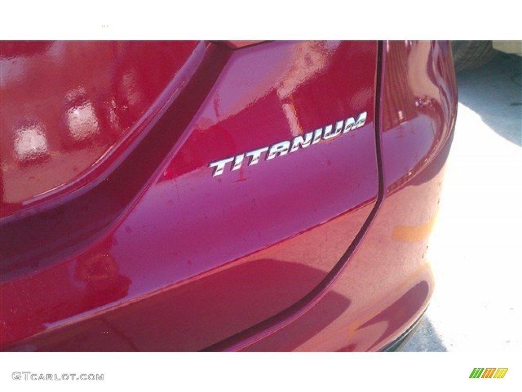 2015 Fusion Energi Titanium - Ruby Red Metallic / Medium Soft Ceramic photo #7